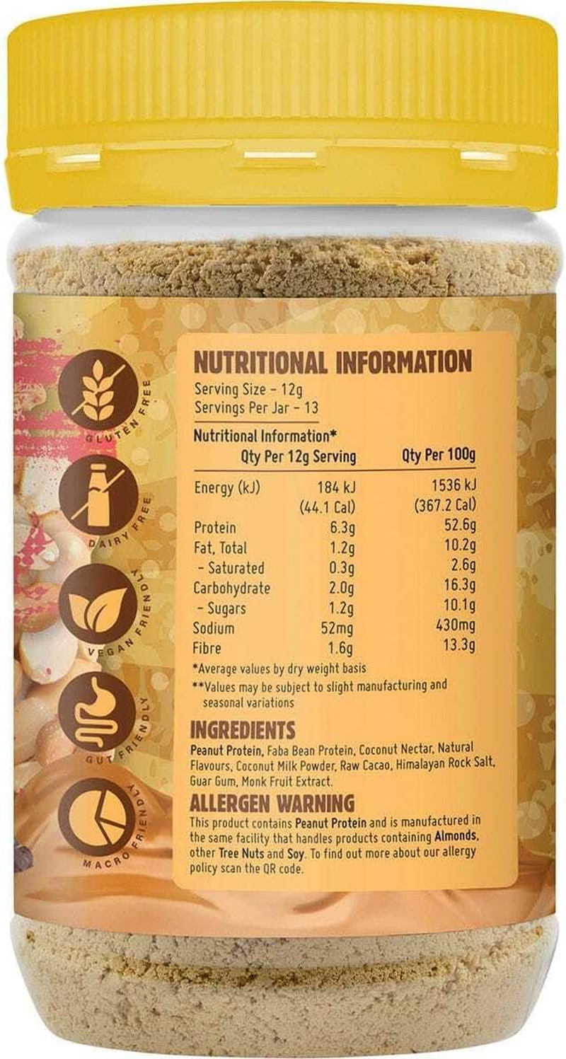 Macro Mike PB+ Powdered Peanut Butter, P-Nut-Ella, 180 Grams image number 1