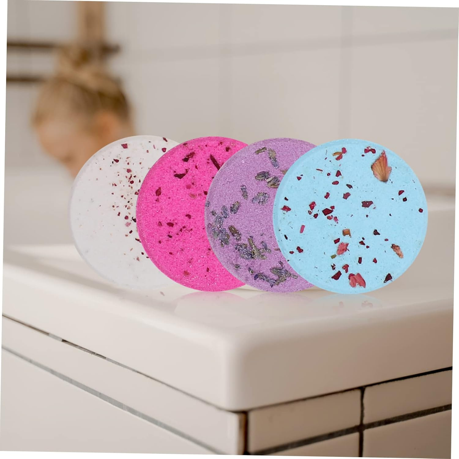 8Pcs Aromatherapy Shower Steamers Kit Essential Oils for Relaxation Spa-Like Shower Women Daily Self-Care Routine image number 1