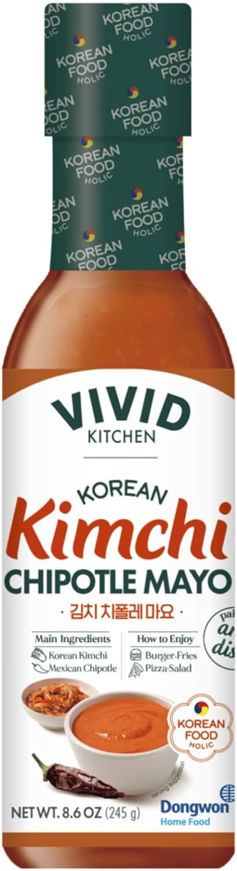 Vivid Kitchen Korean Kimchi Sauce Chipotle Mayo image number 1