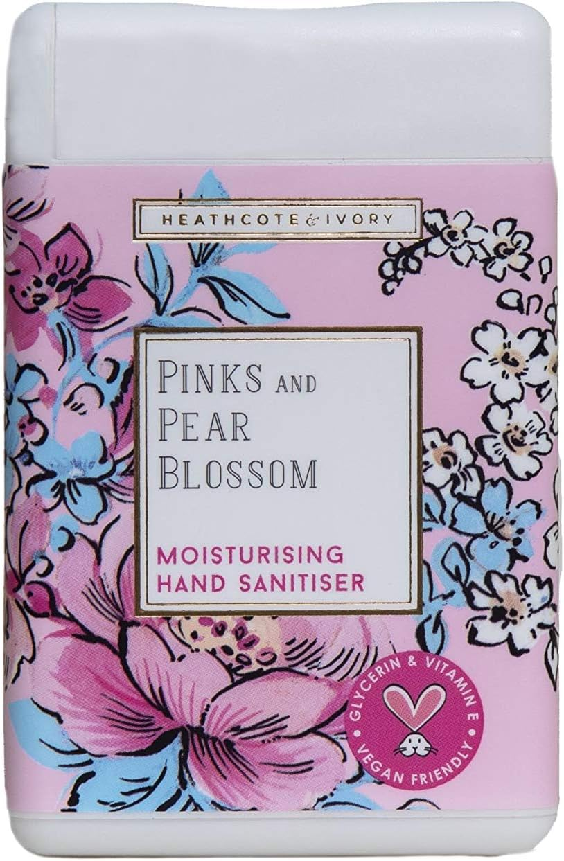 Heathcote & Ivory Pinks & Pear Blossom Moisturising Hand Sanitiser 20 Ml image number 2