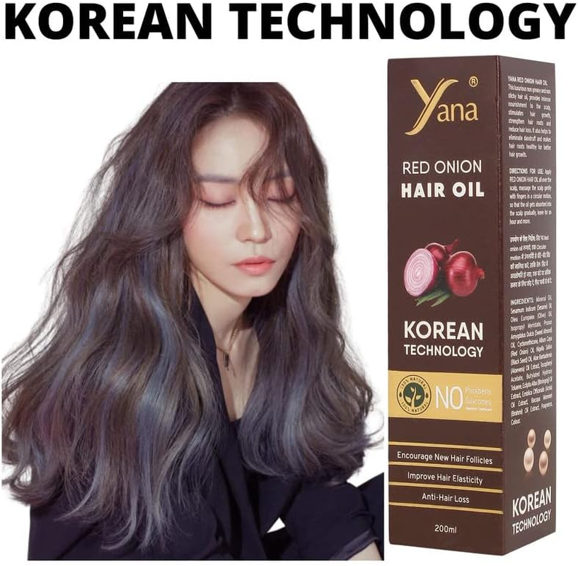 Onion Oil Hair,Onion Hair Oil Longer Hair Nourishing Strengthening Repairing by Korean Technology image number 2