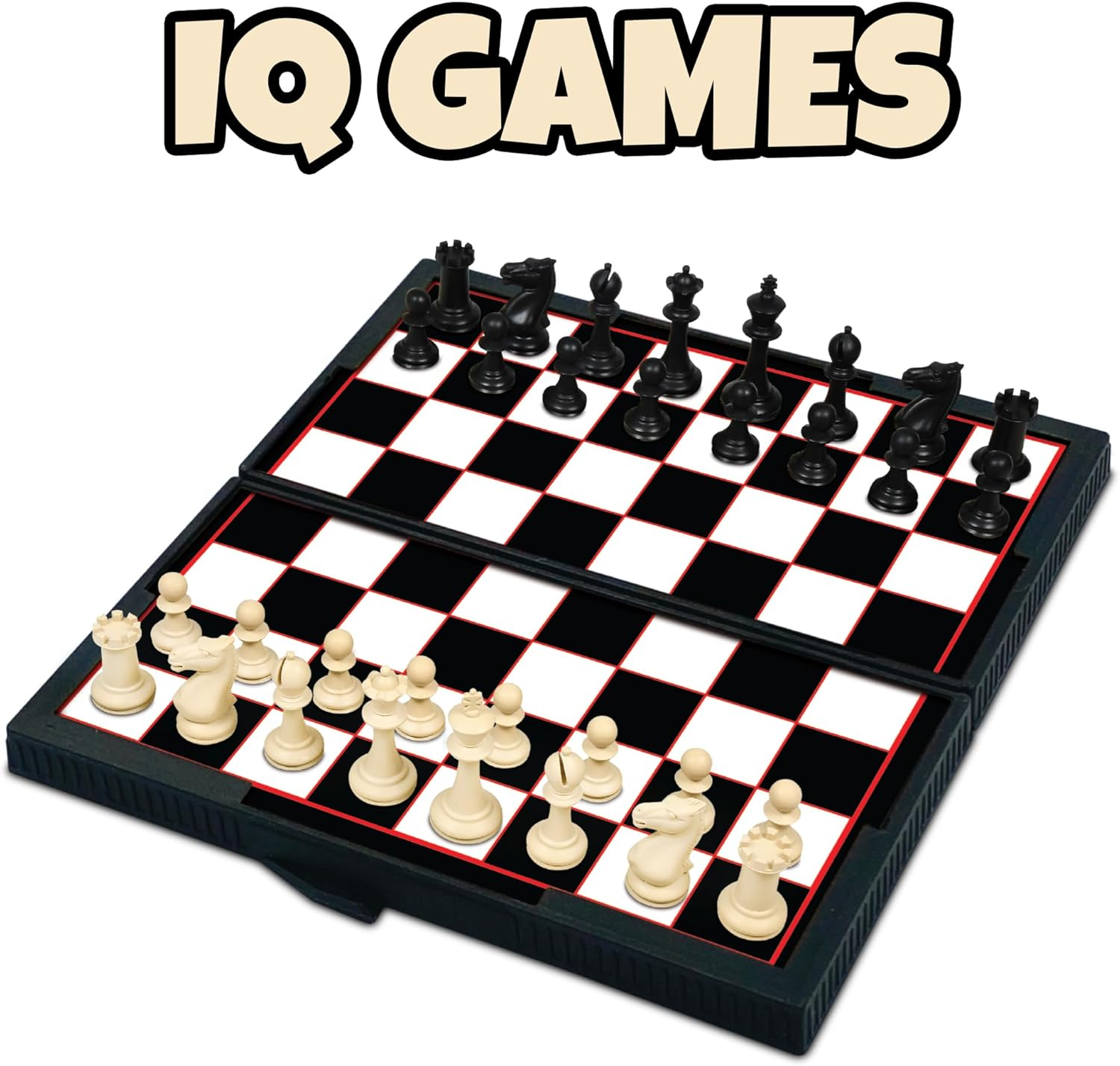 Gamie Magnetic Board Game Set Includes 12 Retro Fun Games - 5" Compact Design - Individually Boxed - Teaches Strategy & Focus - Great for Road Trip/ Travel/ Camping - Best Kids Ages 6+ image number 1