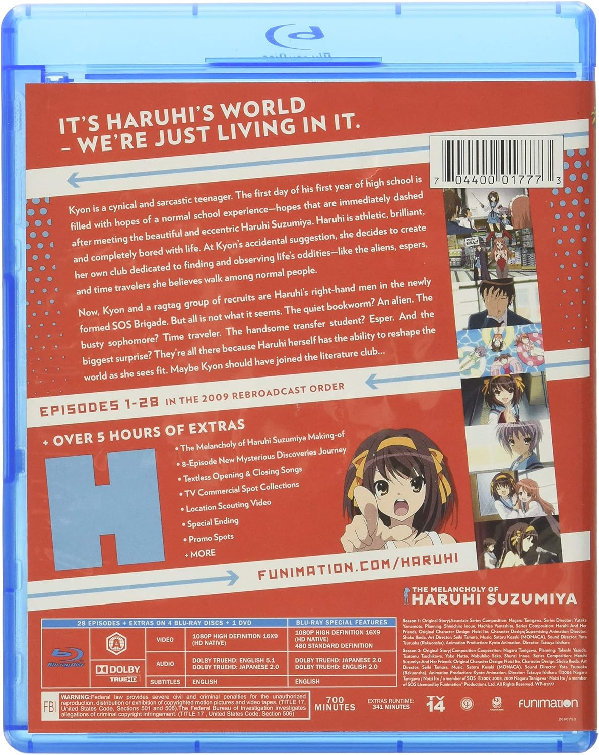 The Melancholy of Haruhi Suzumiya: Seasons One & Two image number 2
