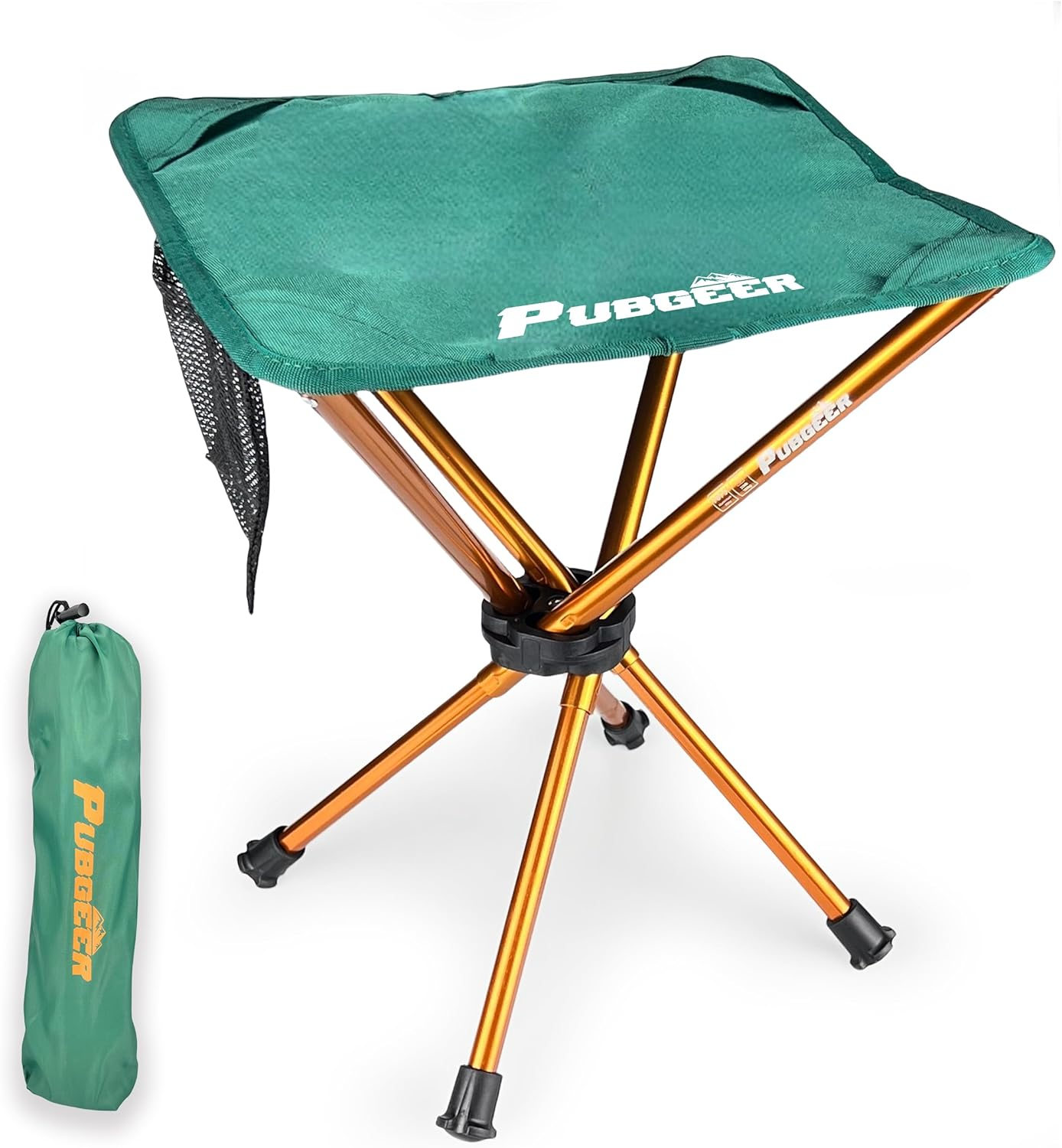 Portable Stool Backpacking Chair Folding Stool Ultra Lightweight Aluminum Collapsible Stool for Hunting Camping Fishing Shooting Hiking Small Portable Chair Camping Stool