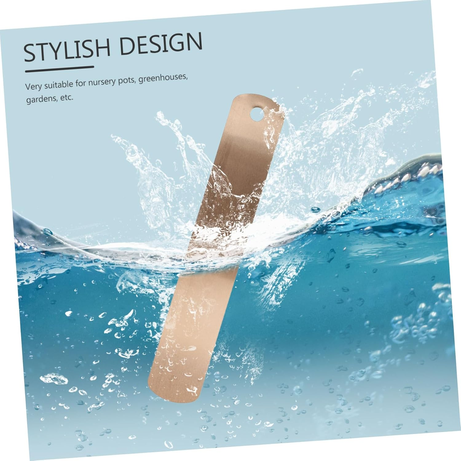 10Pcs Copper Plant Labels Reusable Metal Tags for Garden Markers Tree Id Tags for Easy Identification Greenhouses and Outdoor Gardens image number 6