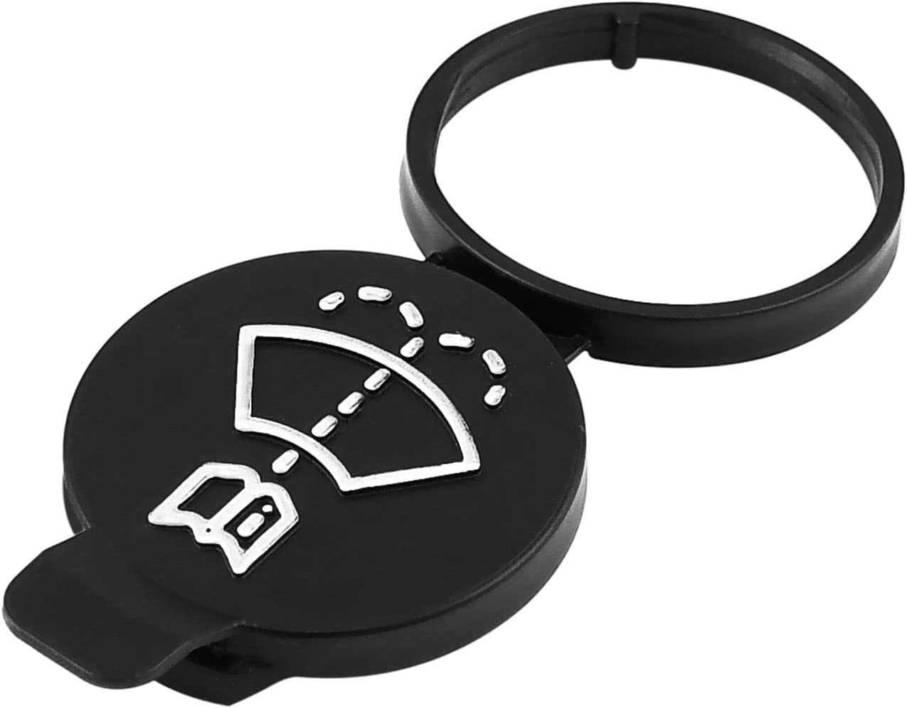 Windshield Wiper Washer Fluid Reservoir Tank Bottle Cap Compatible with Buick Cadillac Chevrolet GMC Washer Reservoir Cap 13227300 Pair image number 1