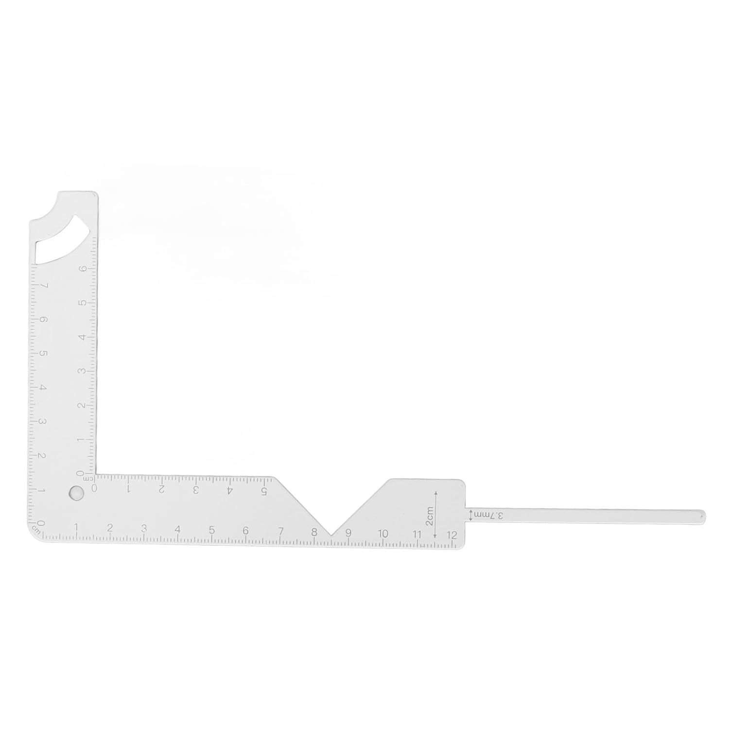 Book Cover Guide, Metal Bookbinding Cover Tool High Accuracy Bookbinding Kit Sturdy Bookbinding Ruler DIY Bookbinding Scrapbook Tool for Journal Cover, Album, Planner, Calendar image number 1