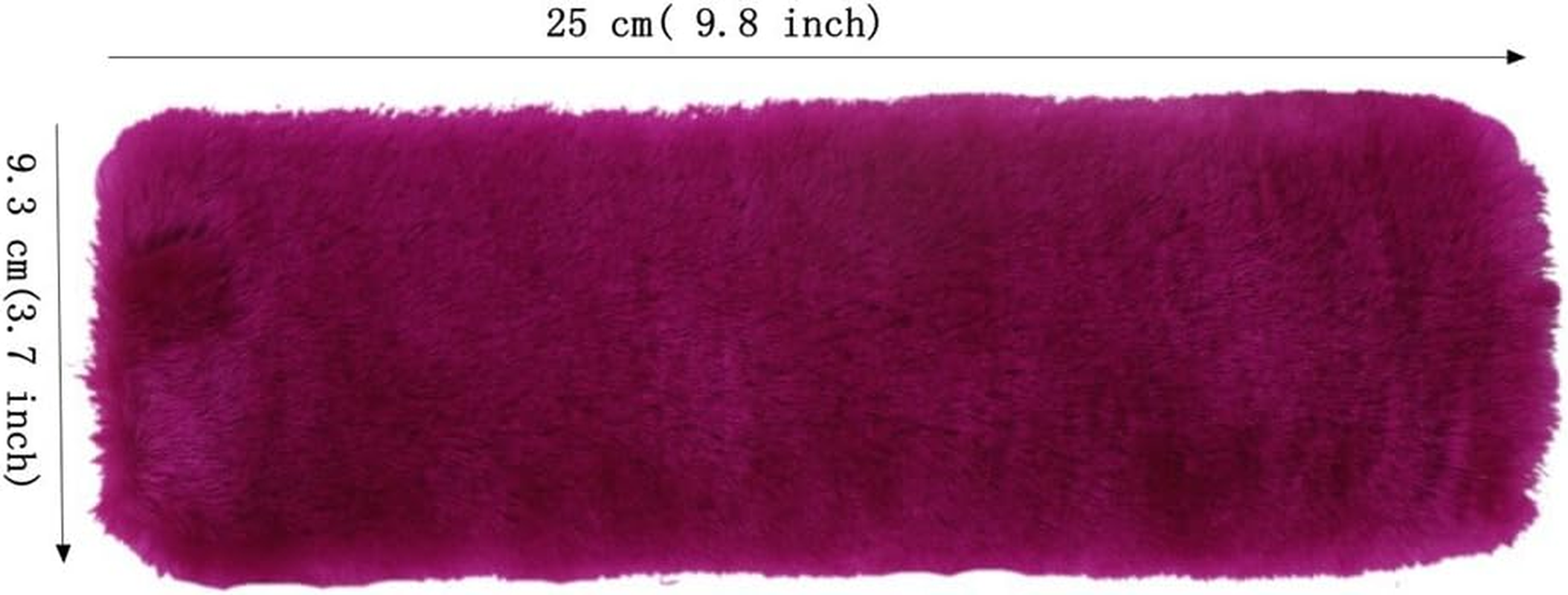 Dotesy Auto Genuine Sheepskin Seat Belt Cover,Universal Fuzzy Pure Wool Car Seatbelt Cover Shoulder Pads for Adults Kids Children,Safety Belt Strap Chest Protector Neck Cushion,Purple Pink image number 6