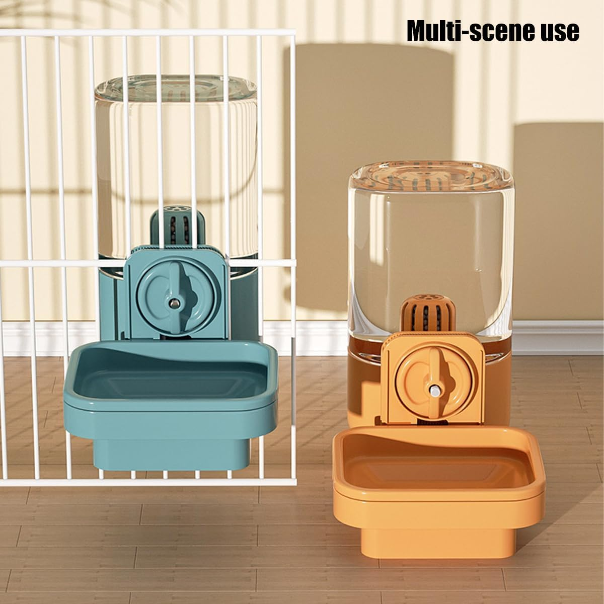 AIMALL Rabbit Drinking Fountain - Automatic Leak-Proof Hanging Water Feeder, Large Capacity 7.48X5.11X4.33 Inches, Pet Water Bowl for Rabbits image number 6