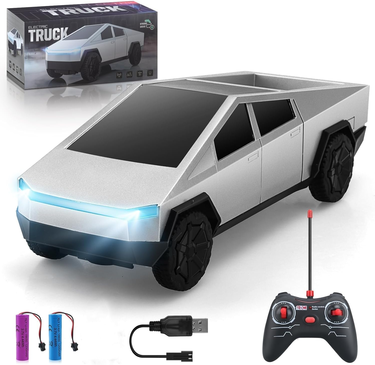 1:24 RC Car Toys - All Terrain High Speed Remote Control Car with Light and Loadspace, Electric Vehicle Toys for Kids, Gifts for Kids, Boys and Girls image number 6