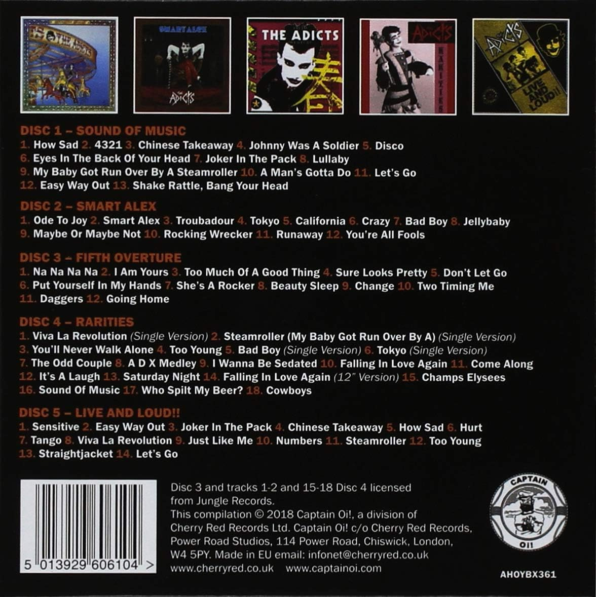 The Albums 1982-87: 5CD Clamshell Boxset