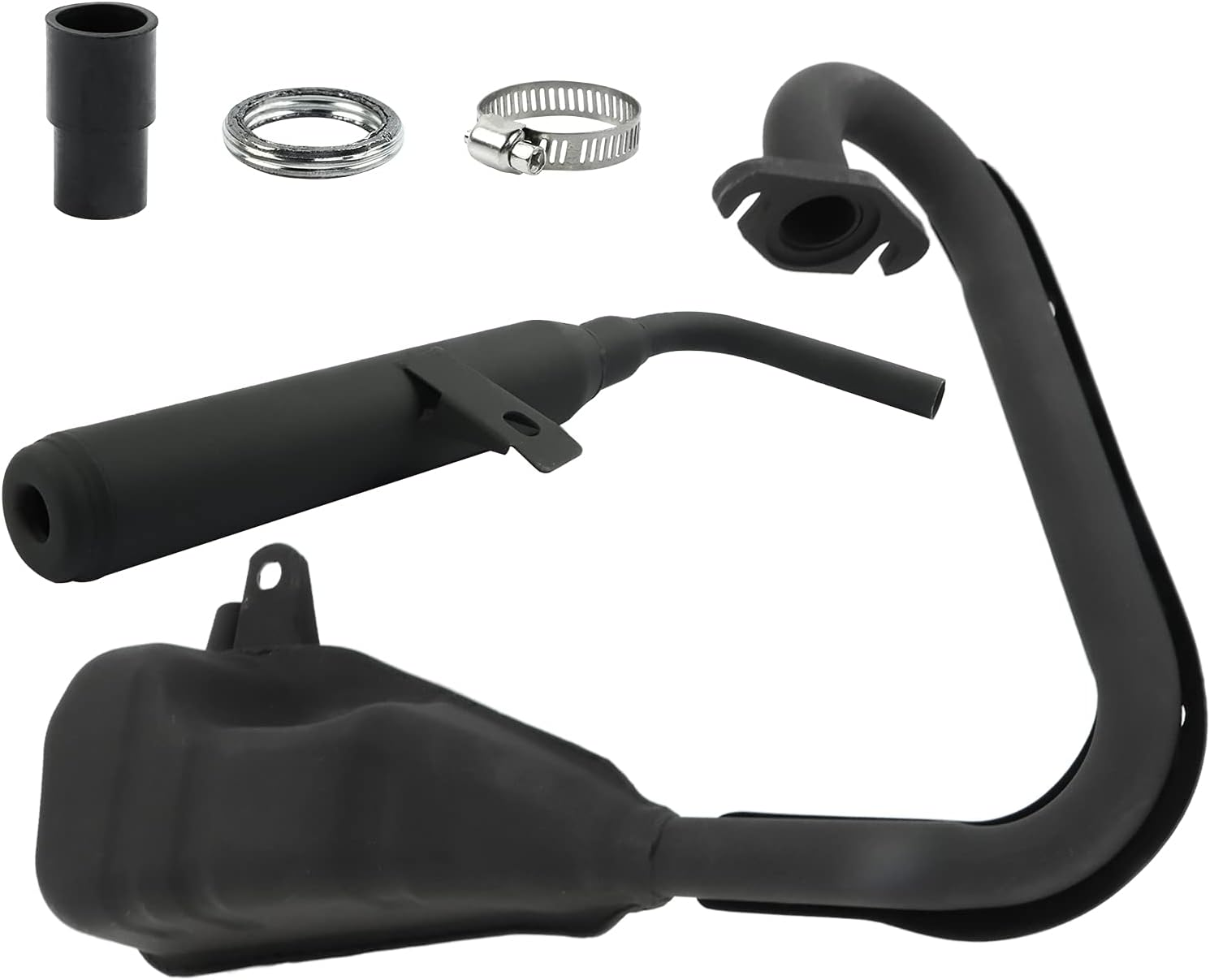 FLYPIG Exhaust Pipe Silencer Muffler System for Yamaha PW50 PW 50 image number 4