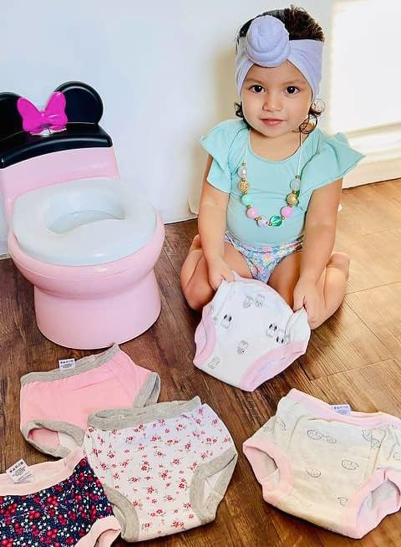 BIG ELEPHANT Baby Girls' Padded Potty Training Pants Underwear, 5T image number 5