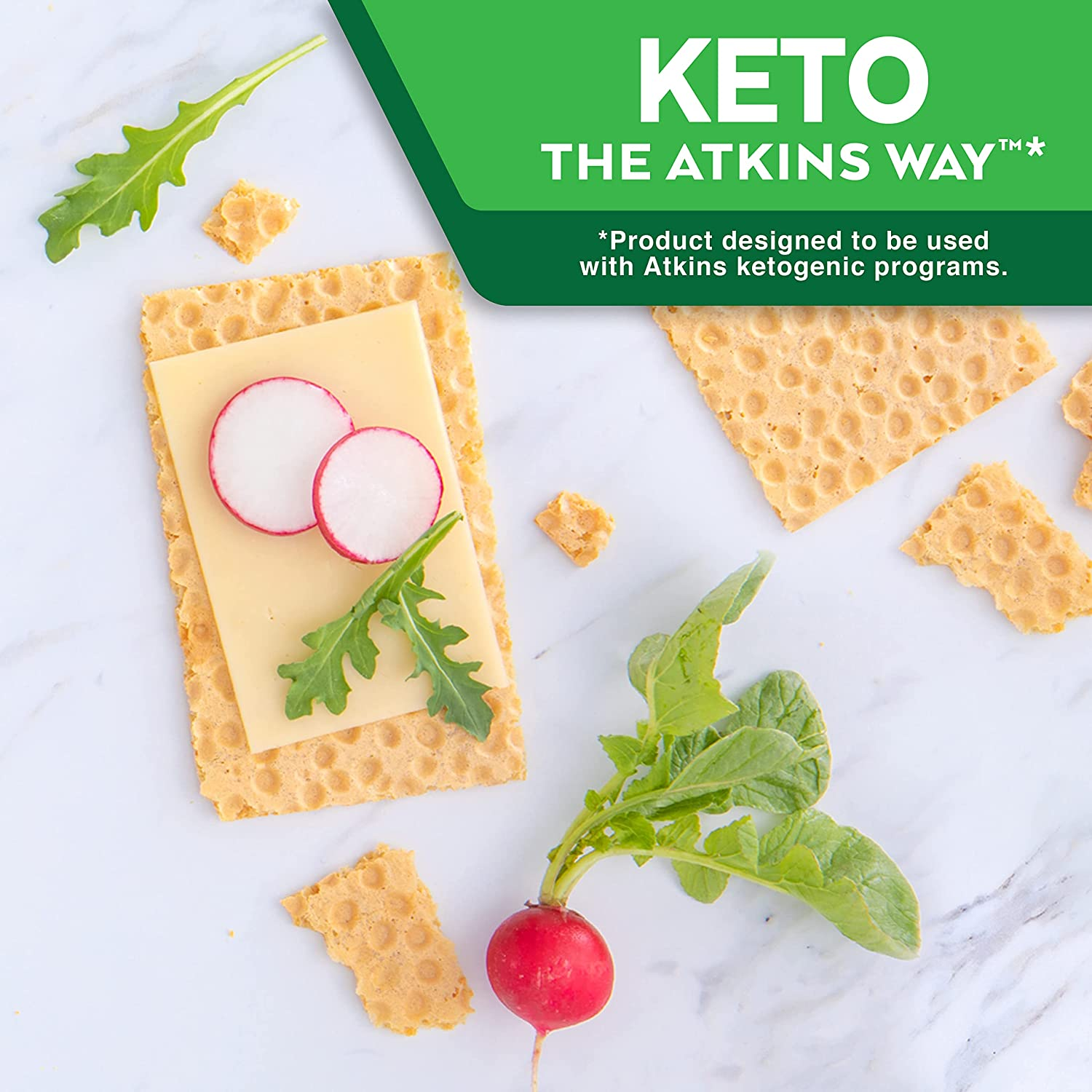 Atkins Low Carb Crispbread 100G image number 2