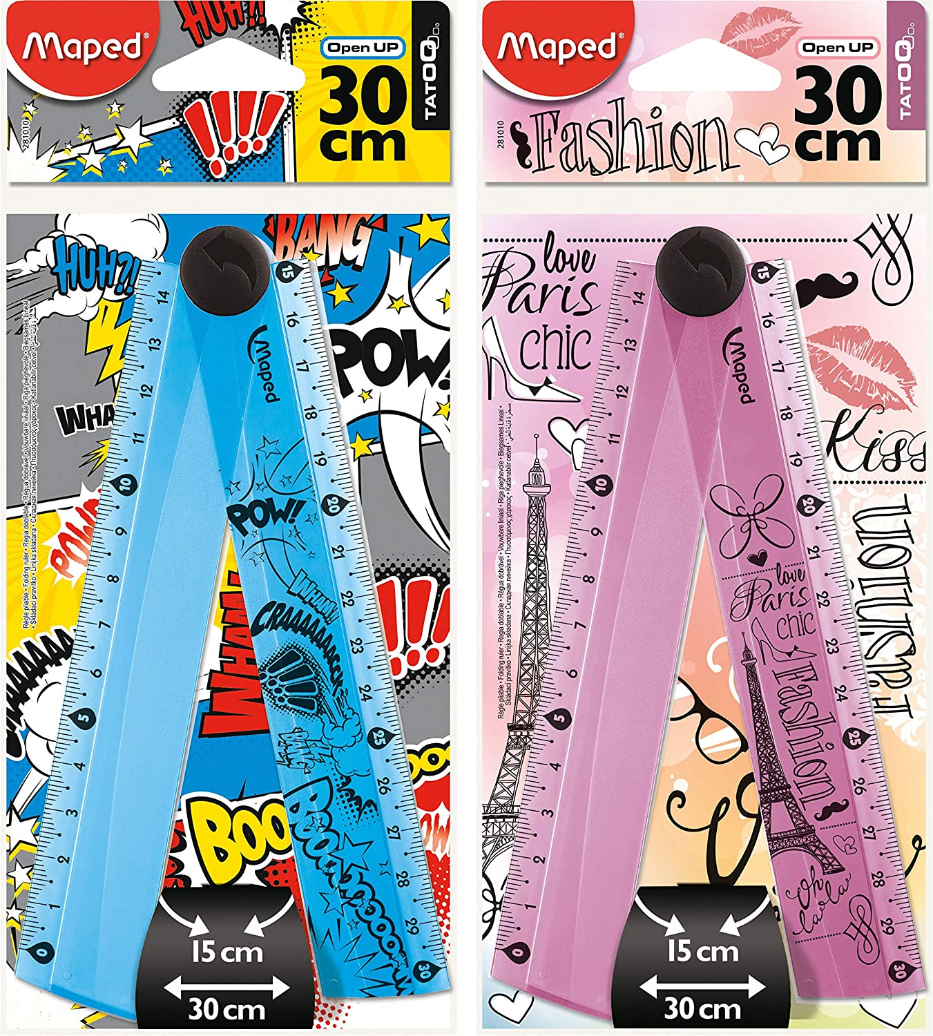 MAPED Foldable Plastic Ruler image number 1