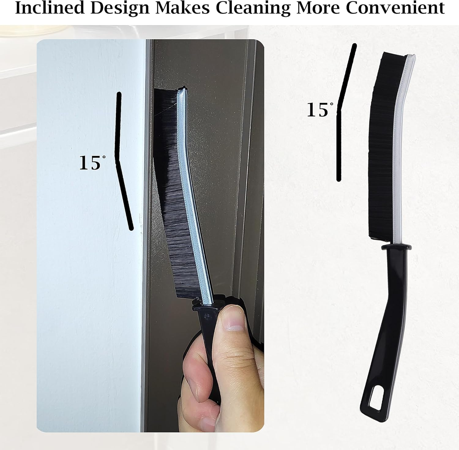 Hard Bristle Crevice Cleaning Brush, 11 Pcs Multifunctional Gap Cleaning Brush Tool Kits for Household, Full Sets Crevice Cleaning Brush for Kitchen Bathroom Toilet Crevice, Practical and Durable image number 5