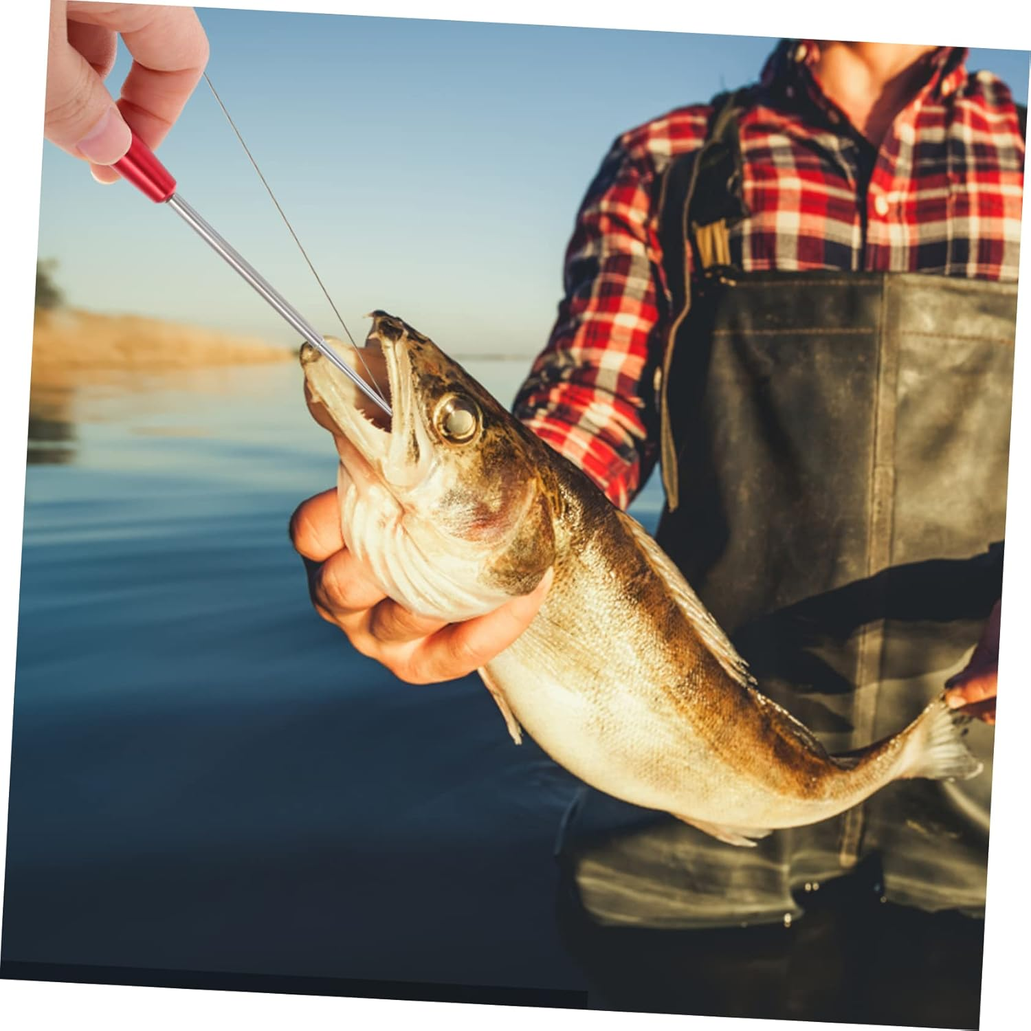 2Pcs Fishhook Remover Tool Magnetic Design Hook Removing Tool for Saltwater Fishing Fish Hook Quick Removal Fishing Tackle Fish Disconnect Device image number 3