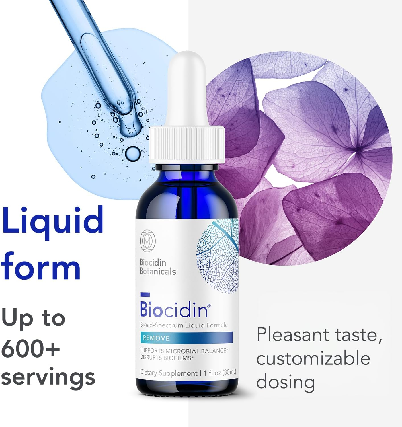 Biocidin Liquid Formula - Support GI Detox & Healthy Digestion - Herbal Intestinal Support Supplement with Gentian, Black Walnut, Garlic & More (1 Oz) image number 4