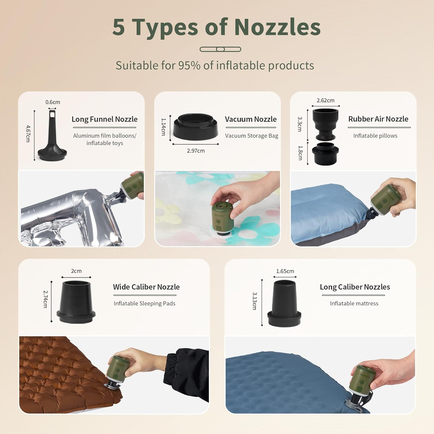 Naturehike Wind Mini Air Pump, Outdoor Multifunctional Tiny Pump (102G) with 1600Mah Battery, Lighting with Flame Lampshade, Efficient and Powerful Pump image number 1