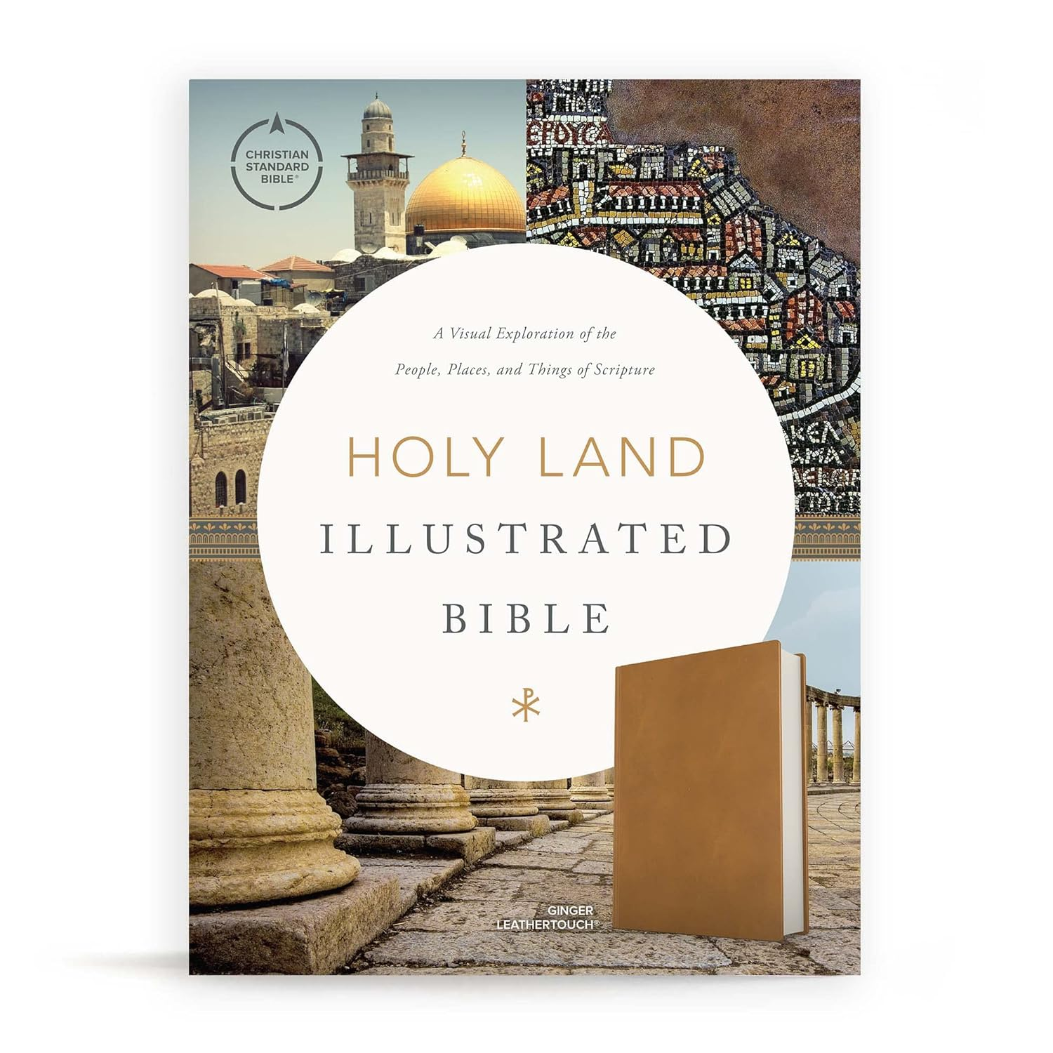 CSB Holy Land Illustrated Bible, Ginger Leathertouch image number 1
