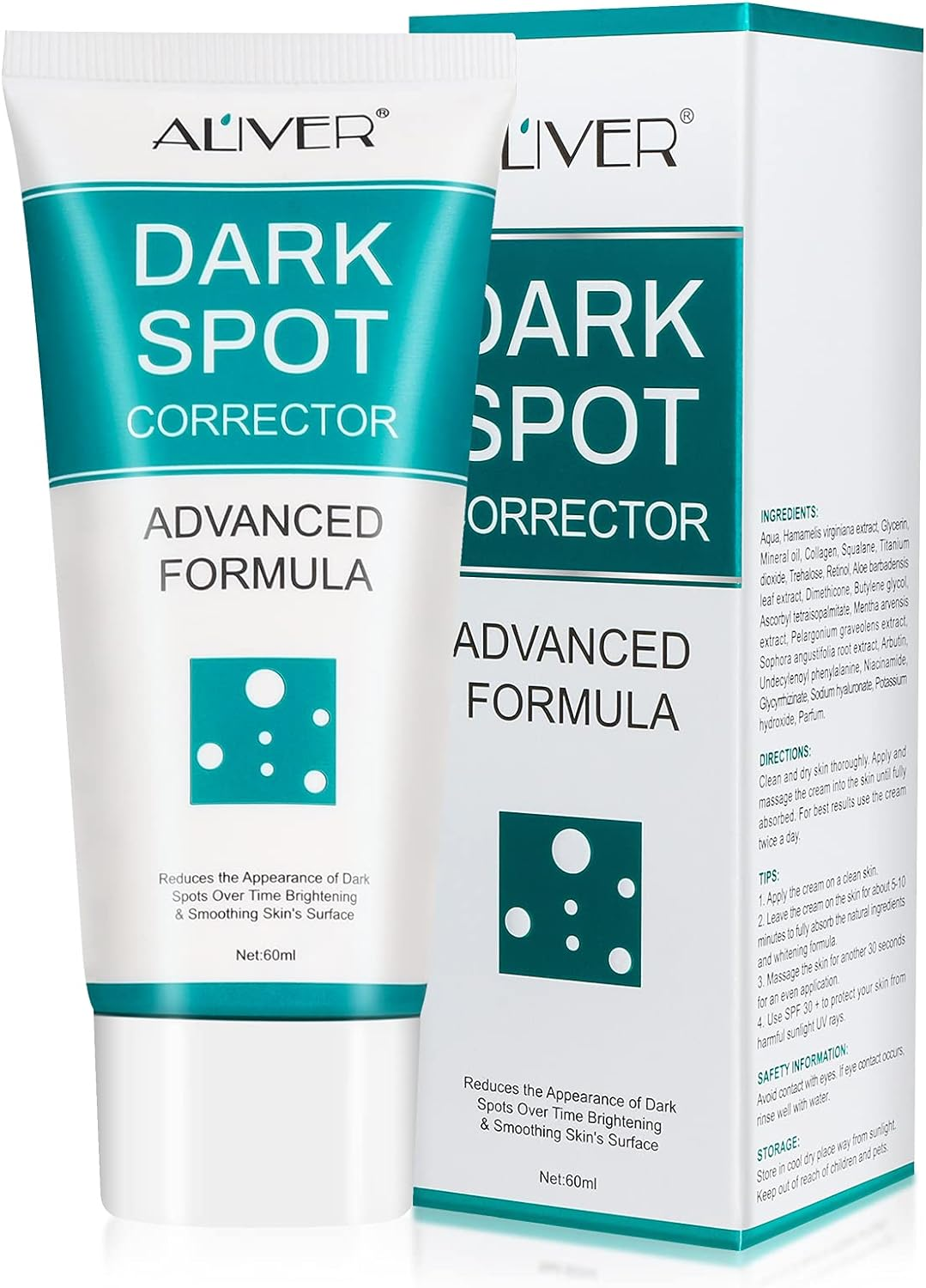 Dark Spot Corrector, Dark Spot Remover for Face and Body, Freckle Remover Cream, Age Spot Remover for Face for Women Men, Evens and Fades Spots with Effective Formula, Suitable for Men and Women image number 3