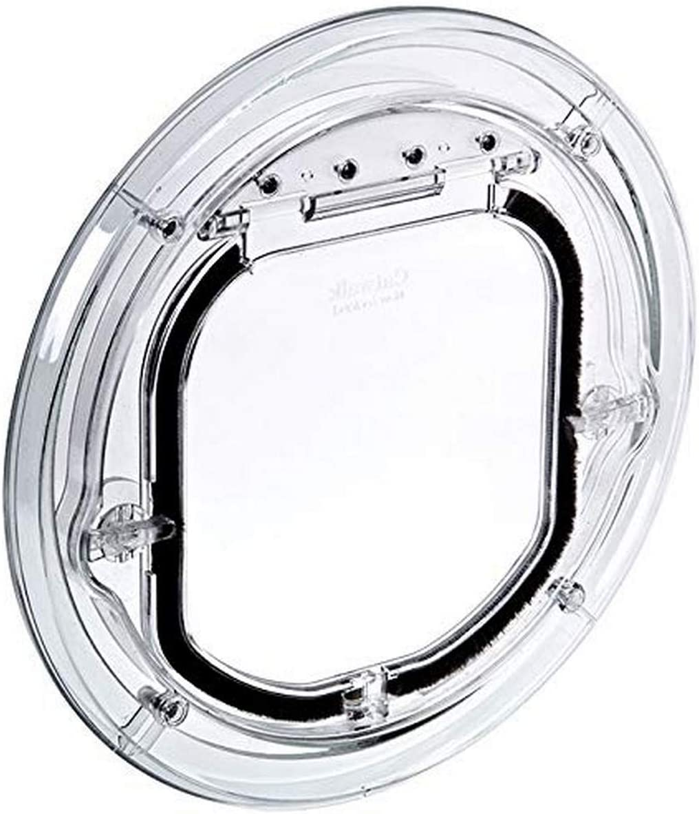 Pet-Tek Glass Fitting Pet Door, Clear, 30.4Cm