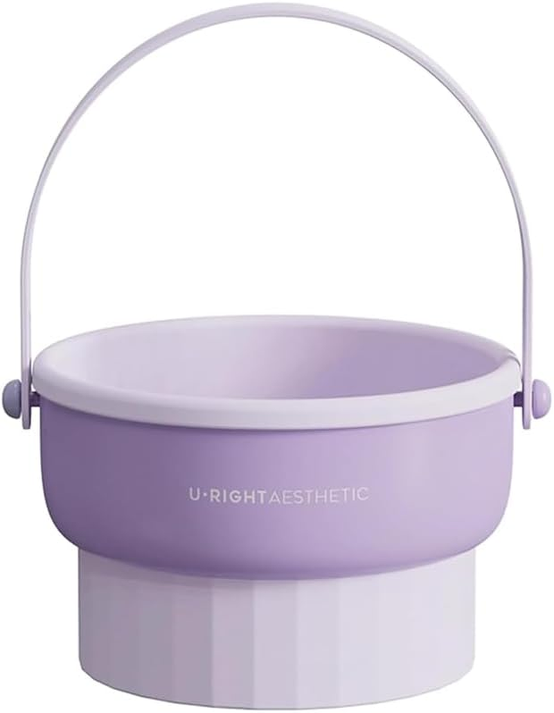 1PC Makeup Brush Scrubber Cleaner and Dryer Bowl,Makeup Brush Cleaning Bowl,Makeup Brush Cleaning Bowl,Silicone Makeup Brush Cleaner and Dryer Bowl,2 in 1 Brush Cleaning Mat with Brush Drying Holder image number 4