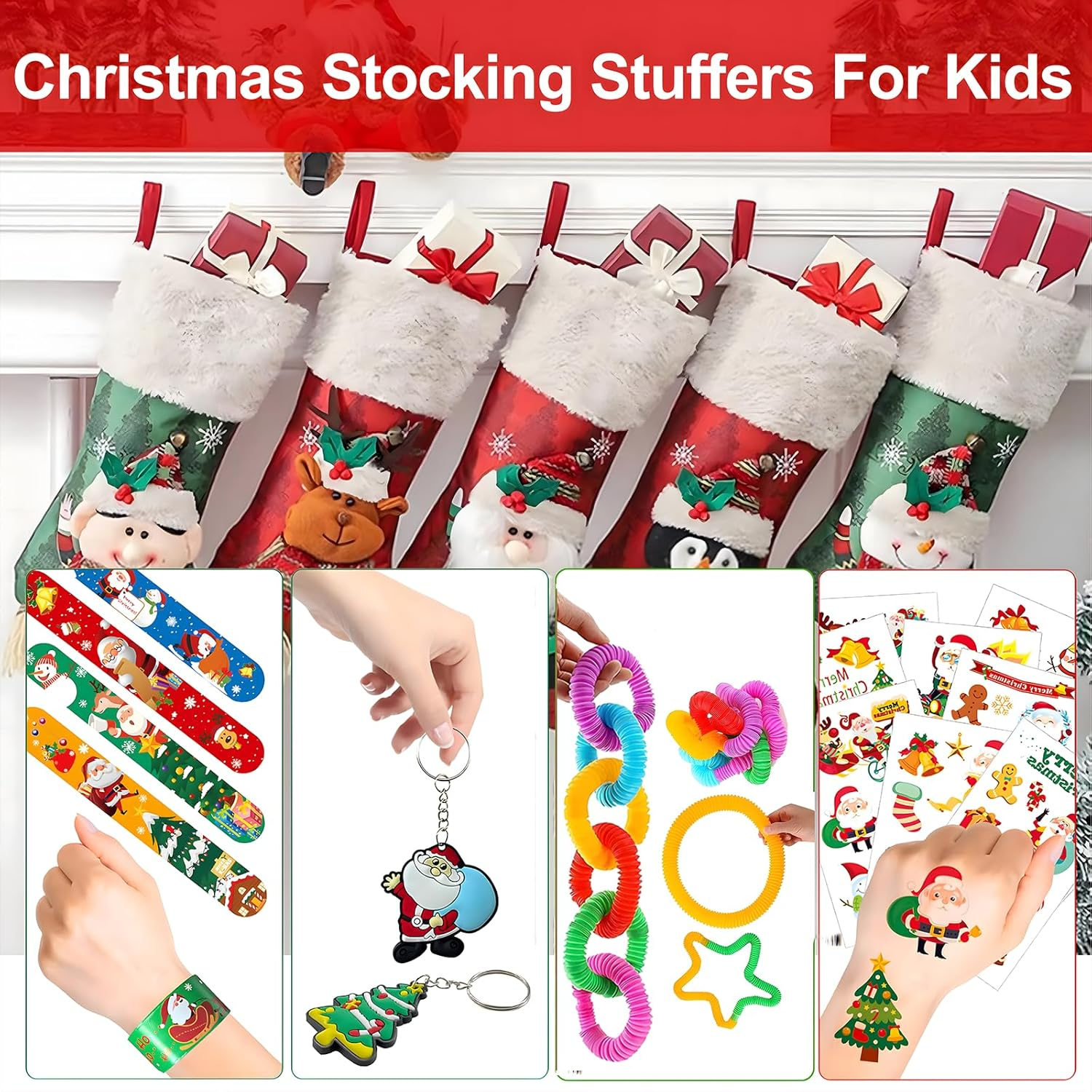 175Pcs Christmas Party Favors, Toy Set, Pinata Stuffers, Carnival Prizes, Classroom Rewards, Treasure Box, Stocking Stuffers, Goodie Bag Filler, Gifts for Students, Advent Calendar image number 3