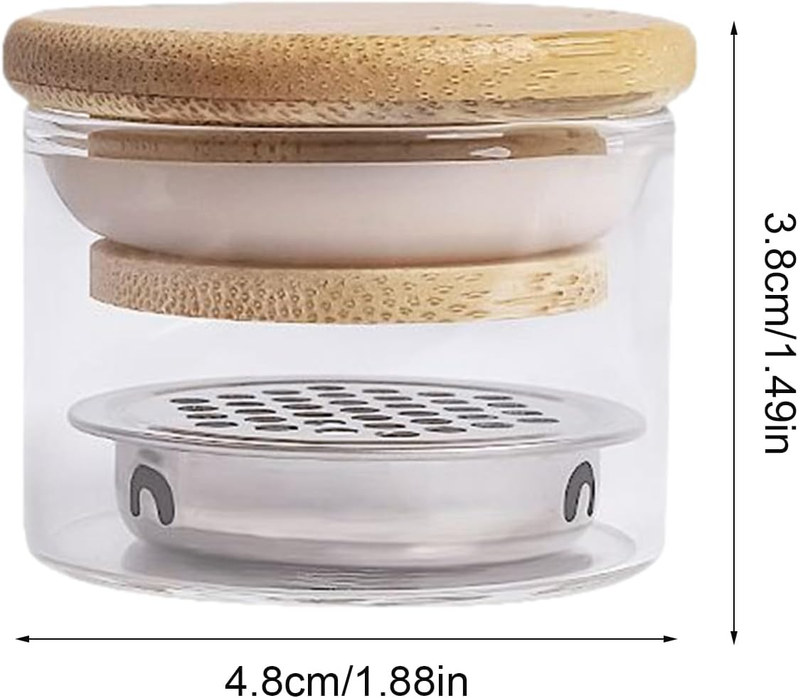 Nail Brush Cleaner Cup - Nail Brushes Washing Cup | Brush Cleaner Cup | Small Nail Washing Cup Holder with Lid | Storage Cup and Filter | Portable Nail Brush Cleaning Tool for Nail Salon image number 5