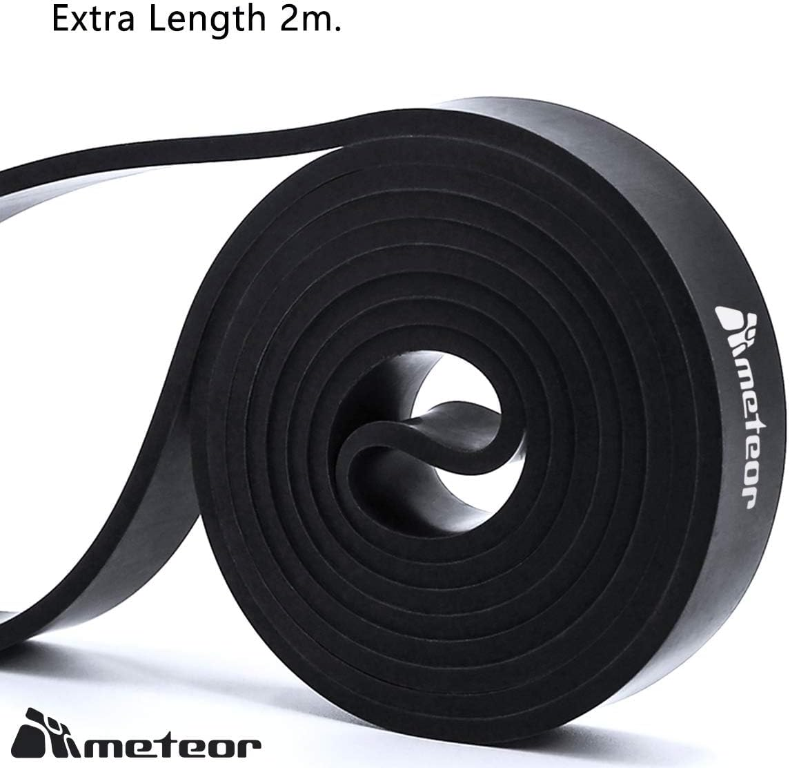 Meteor Essential Power Bands, Resistance Loop Set, Natural Latex Fitness Bands for Workout, Yoga, Weightlifting, Physical Therapy, Rehab, Bench Press, Dead Lift, Improve Mobility and Strength