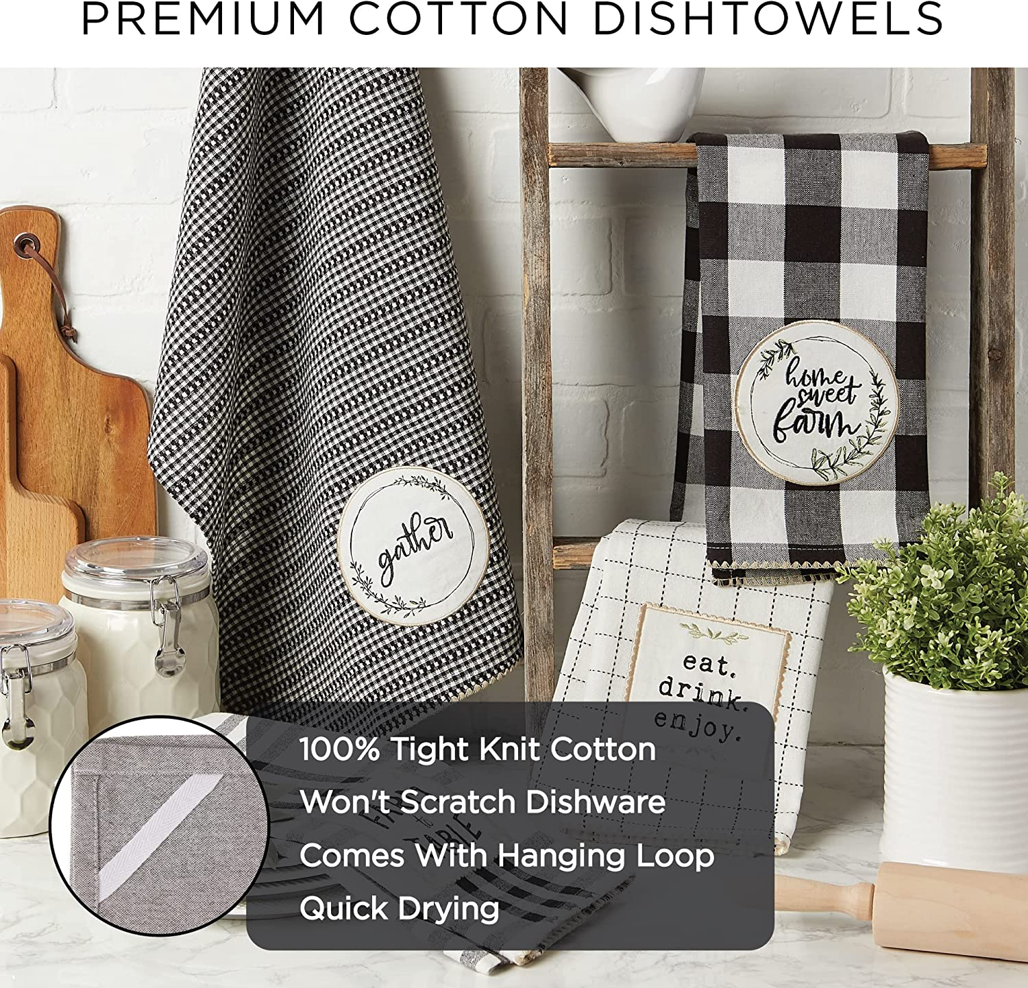 DII Maritime Spread Kitchen Textiles, 18X28, 3 Piece image number 3