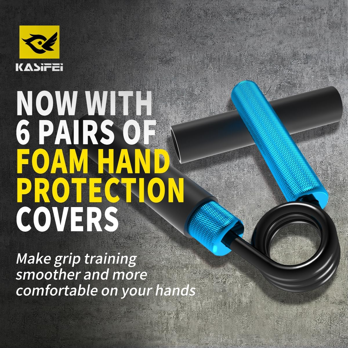 Kasifei Metall Griffkraft Trainer, 4Er Pack (22.5, 45, 67.5, 90Kg) Handtrainer Unterarmtrainer, Handgriff Handgelenk Trainingsger&auml;t, Fitnessger&auml;te F&uuml;r Zuhause image number 2