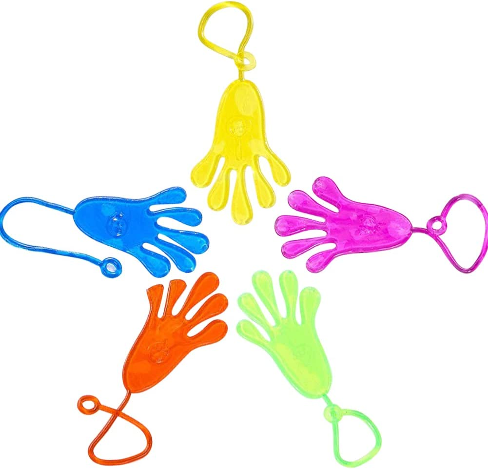 20PCS Sticky Hands, Sticky Finger, Party Favor Sets，Fun Toys, Party Favors, Wacky Fun Stretchy Sticky Hands for People Party Favors PF-9-20