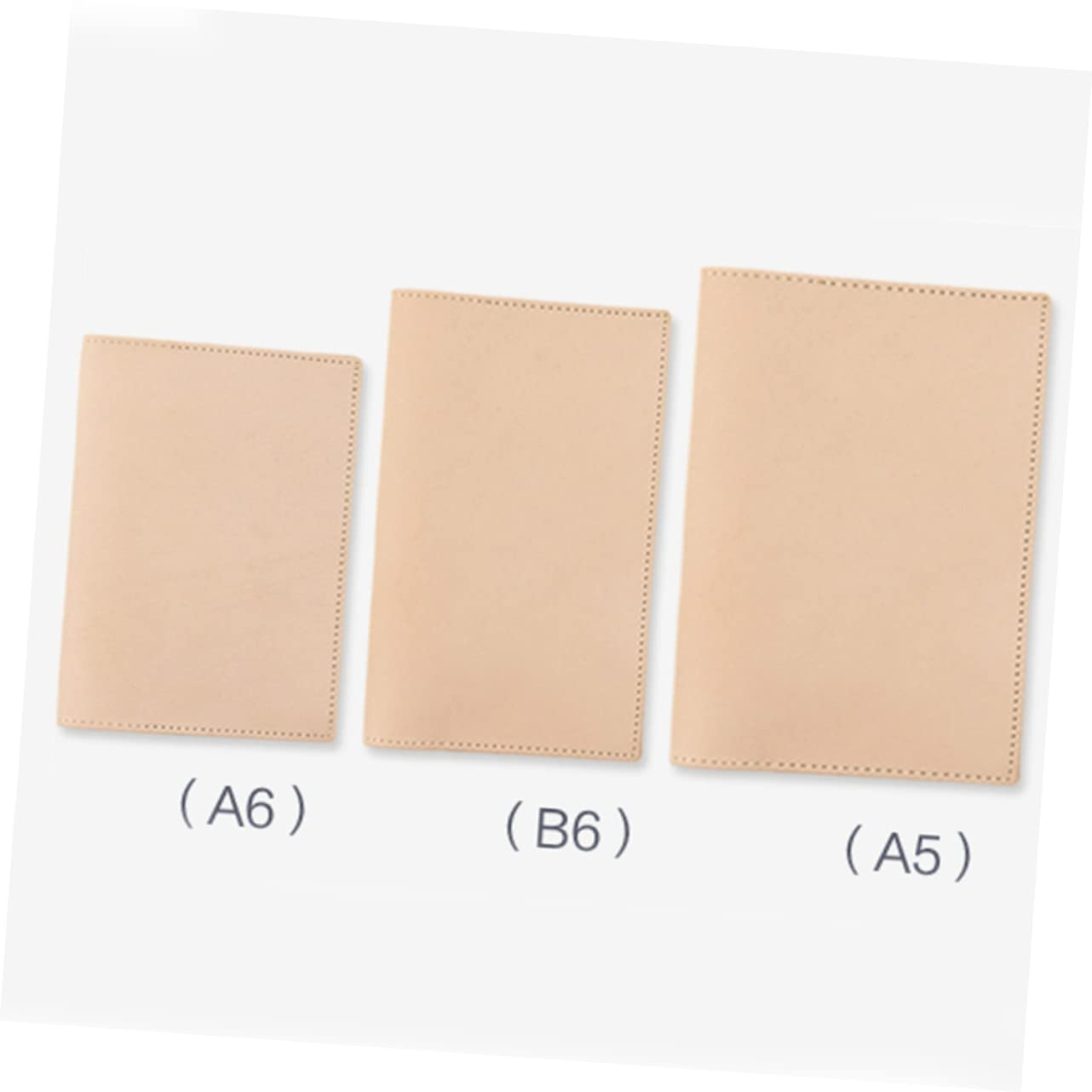 COHEALI Leather Journal Cover A6 Refillable Leather Bound Notebook Cover with Card Slots and Pen Holder for Travelers Writers image number 5