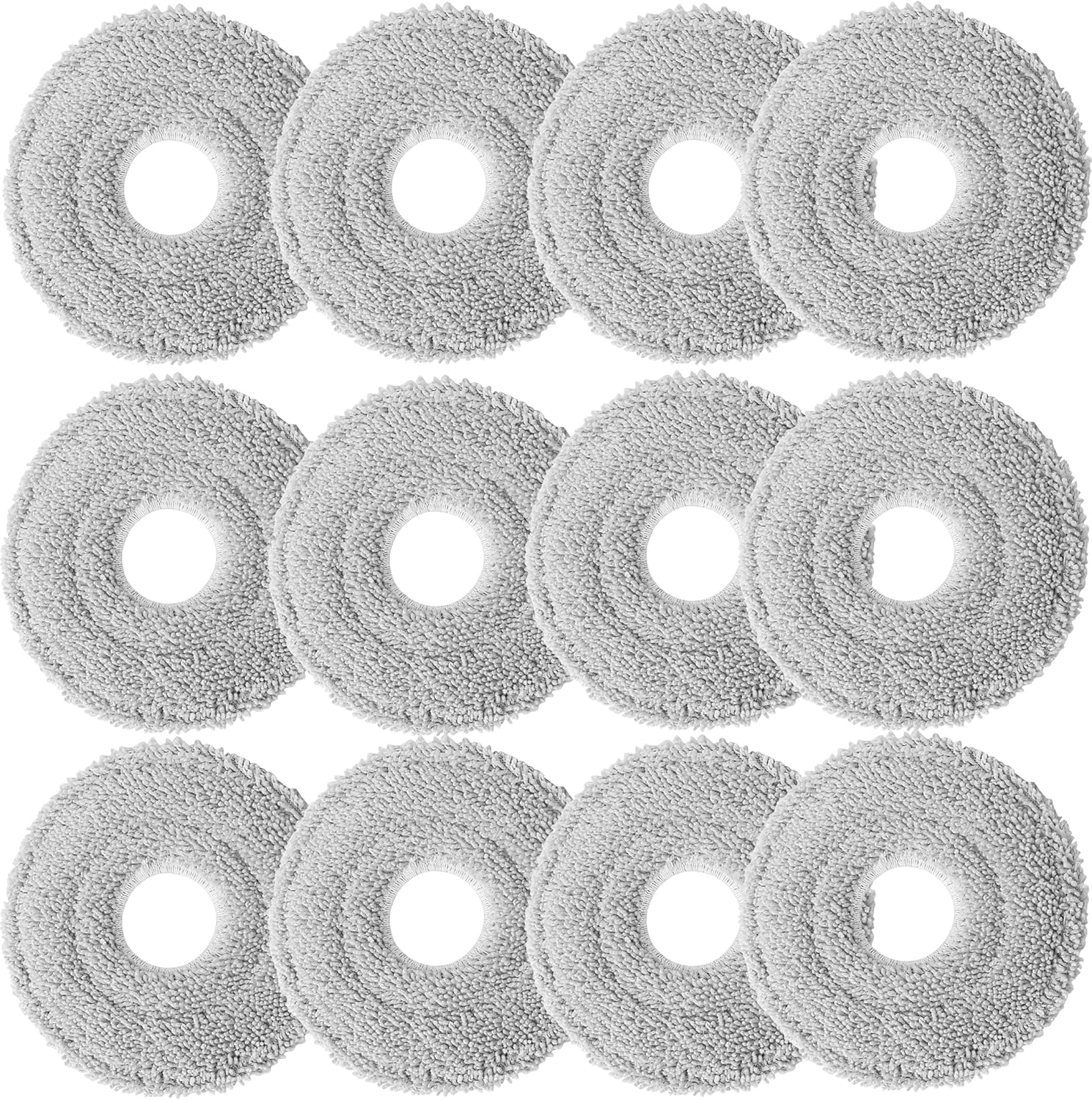 YBVABE Mopping Cloths for Dreame L20 Ultra /X30 Ultra / X40 Ultra/ L10S Pro Ultra /L10S Ultra/Roborock Q Revo/Q Revo Maxv/Q Revo Pro/Xiaomi X10+ Vacuum Cleaner Robots Replacement Microfiber Mop Parts image number 2
