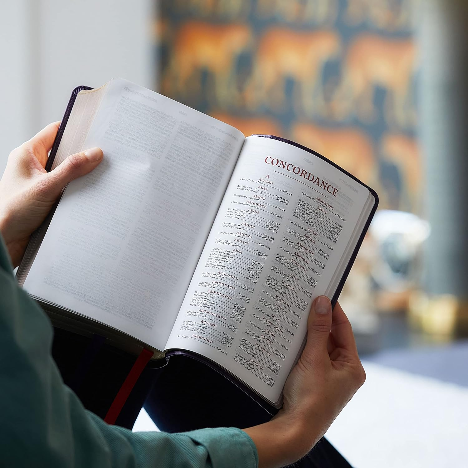 NKJV Personal Size Reference Bible, Sovereign Collection, Red Letter, Comfort Print [Black]: Holy Bible, New King James Version image number 4