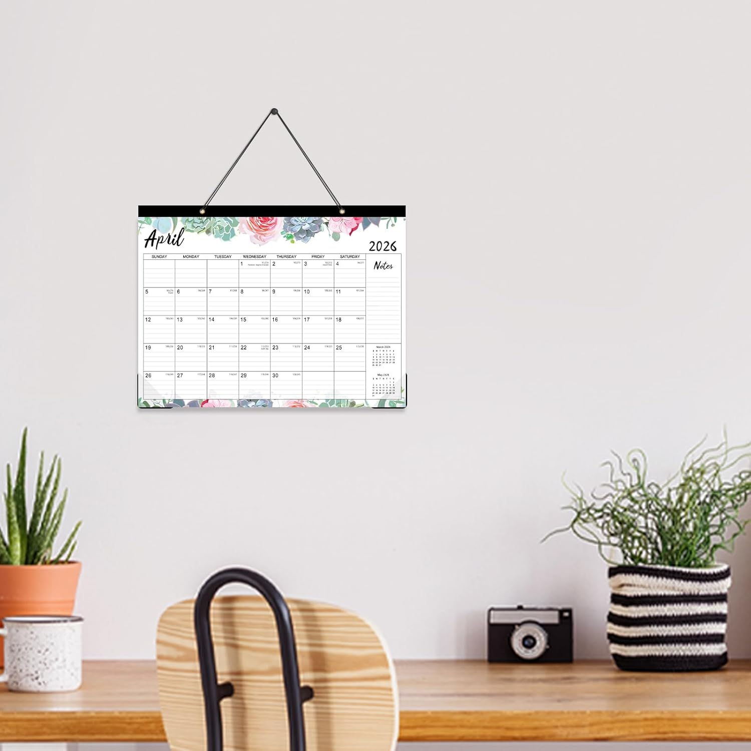 2025-2026 Desk Calendar - Jul 2025 - Dec 2026, 18 Months Large Monthly Desk Calendar, 14.6" X 11.5", Desk Pad, Large Ruled Block, To-Do List & Notes, Best Desk/Wall Calendar for Planning or Organizing image number 1