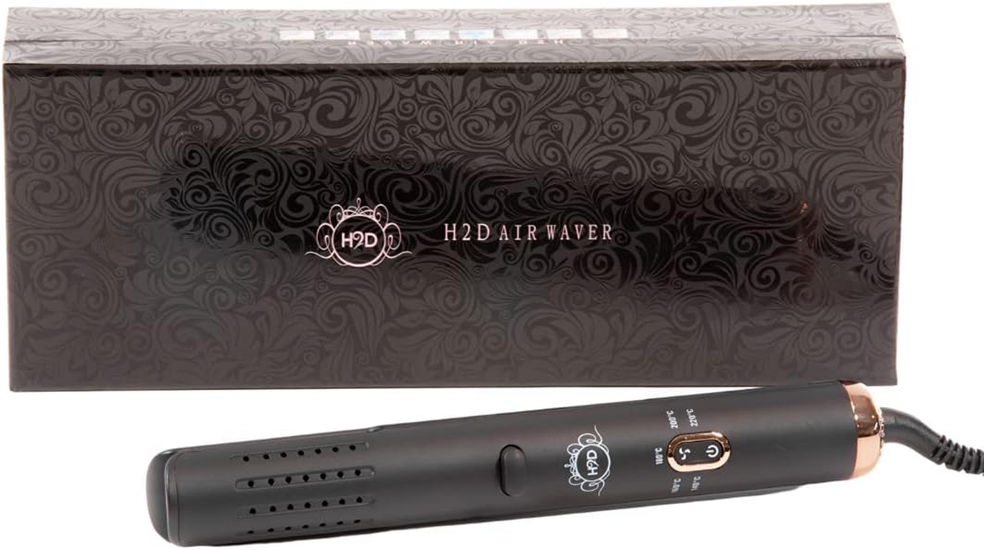 H2D Air Waver Hair Styling Tool, Black and Rose Gold image number 3