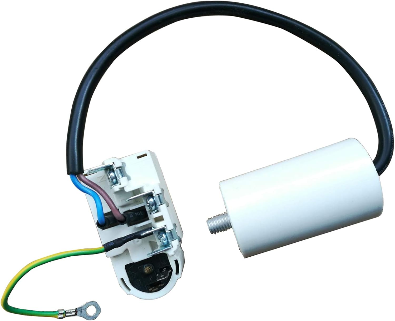 TY-QZ-108 Refrigerator Starter Relay Compressor Protector with 4.5UF Capacitor for Haier Refrigerator image number 1