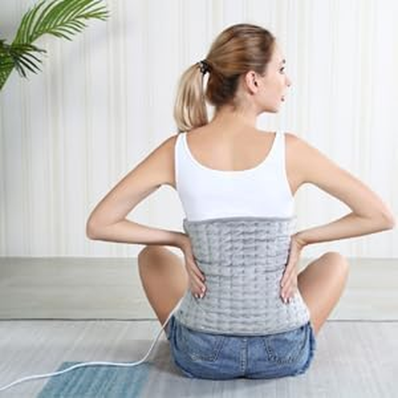 Heating Pad 30X60Cm for Back Neck Shoulder Foot Knee Cramps Pain & Cramps Relief Auto Shut off Electric Blanket Hot Heated Pad image number 3