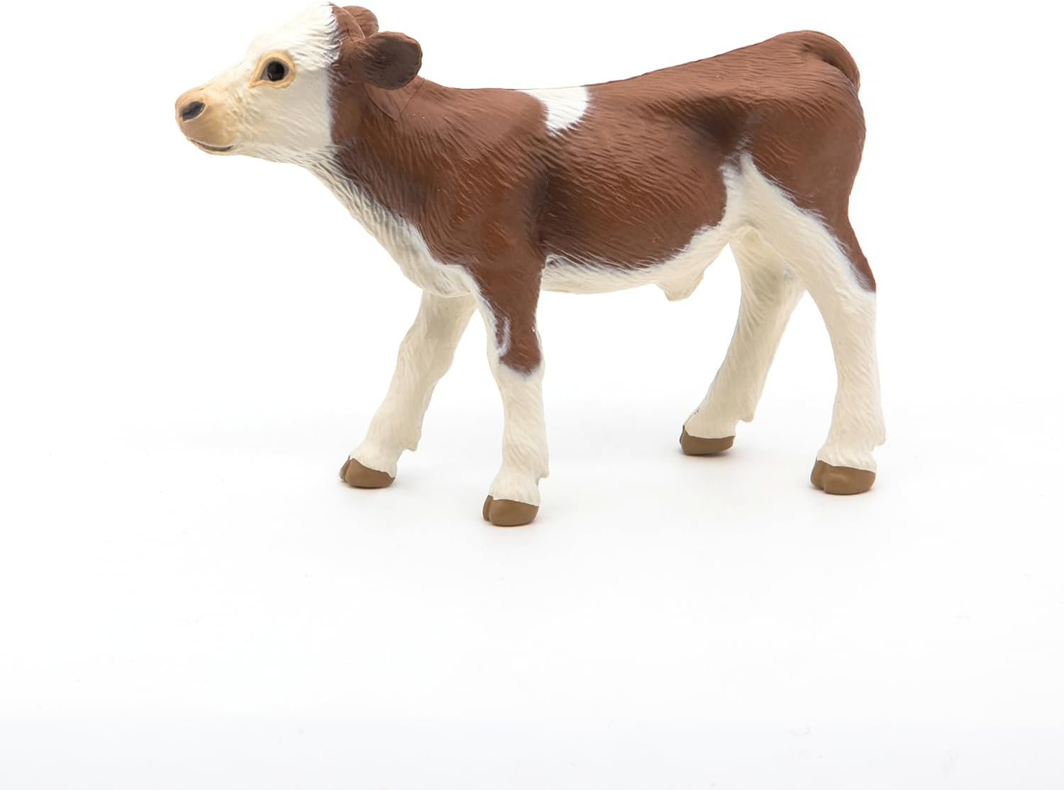 Papo Simmental Calf Figurine, Multicolour, 8Cm Size - Hand-Painted Farmyard Animal Toy, Educational Play for Kids, Collectible for Boys & Girls Ages 3+ image number 1
