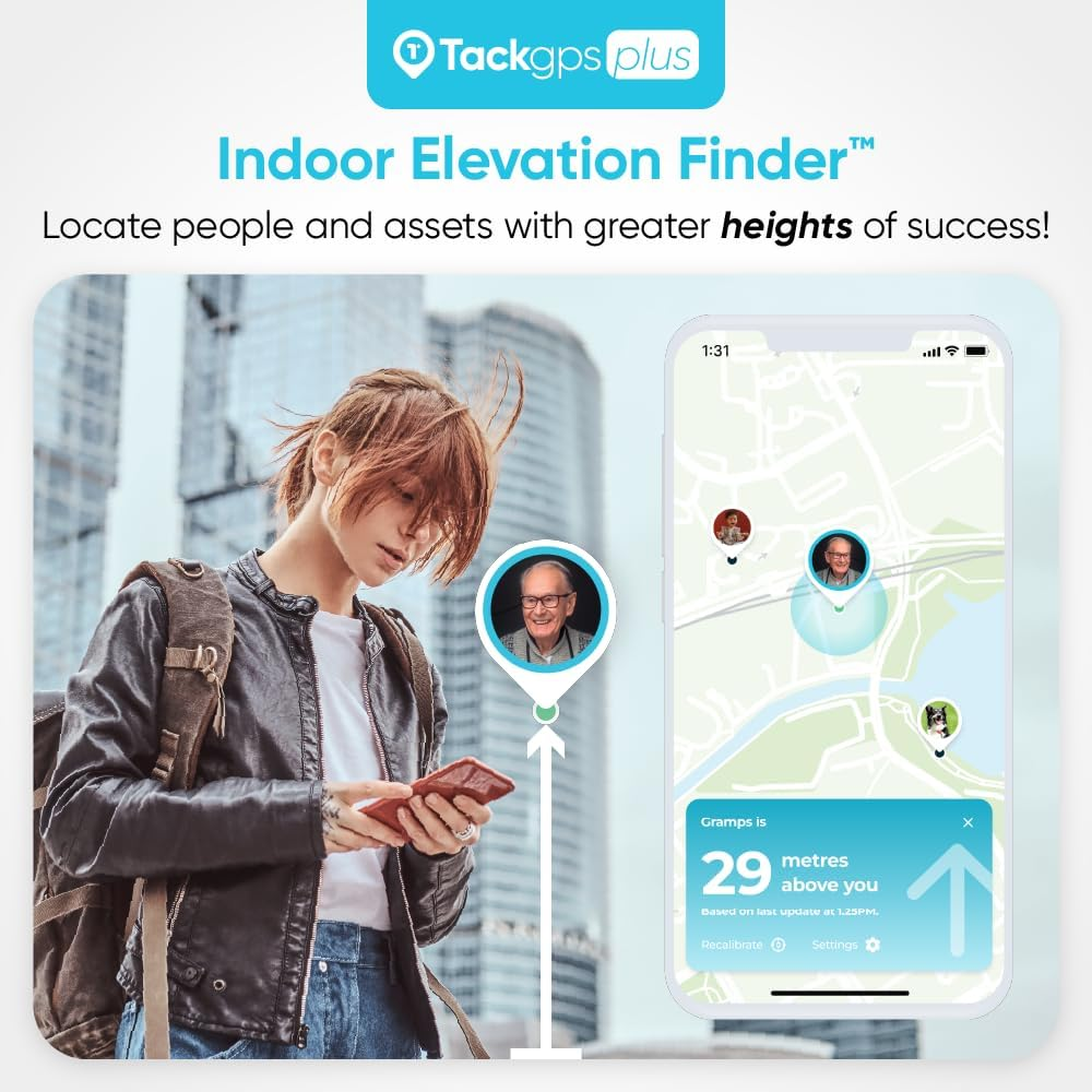 Tack GPS plus [Lowest Monthly Fee| 30 Days Battery Life] - Child, Kids, Pet, Dog, Cat, Elderly, Dementia, Car, Vehicle, Bike, Tracking Device. GPS + Wifi Positioning + Indoor Elevation Finder image number 4