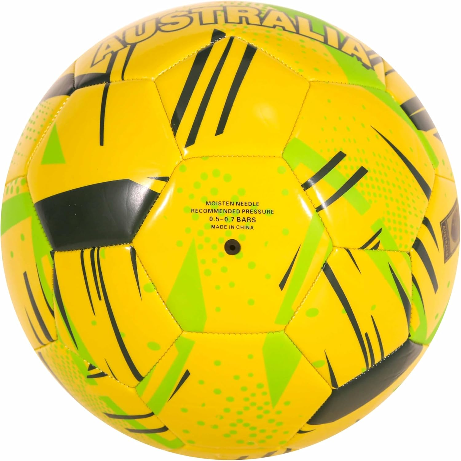 CLASICO Australia Soccer Ball, Size 5, Training Ball, National Ball, Designed for Games and Training, with Pump