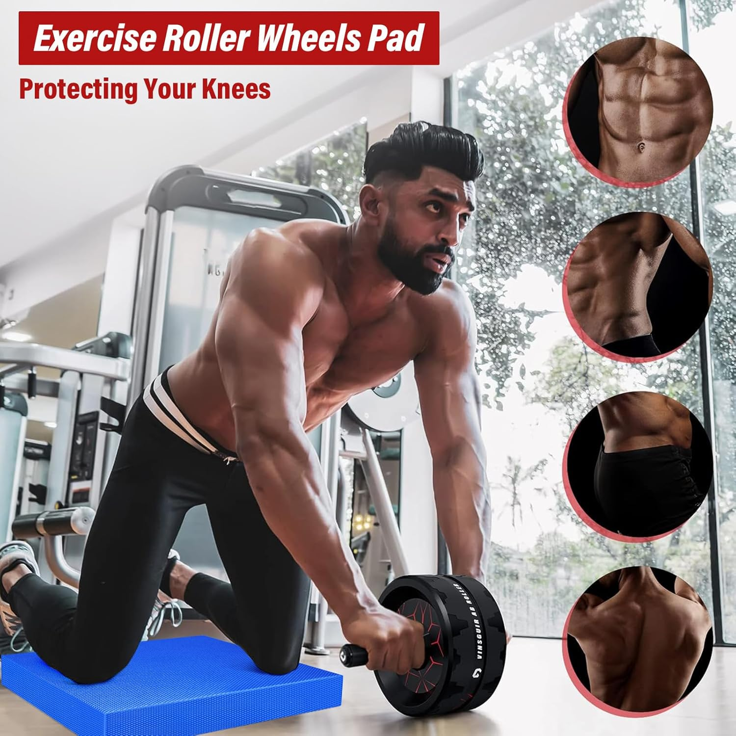 Balance Pad, Stability Trainer Pad,Exercise Mat for Workout,Non-Slip & Water-Resistant,Ultra-Soft TPE Foam Knee Cushion for Balance Training, Fitness, Physical Therapy,Yoga image number 2