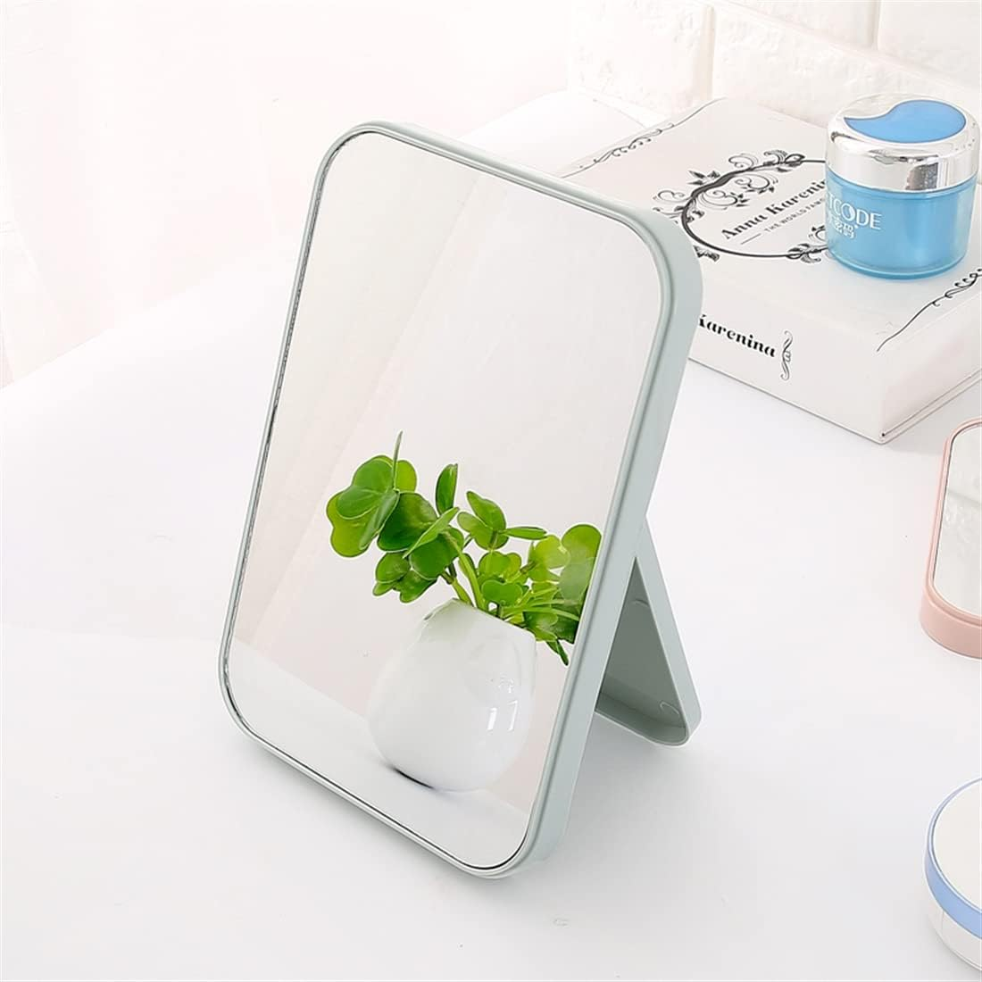 Mirror Super HD Tabletop Mirror Foldable Bracket Designed Makeup Mirror Hand Free/Handheld Mirror image number 4