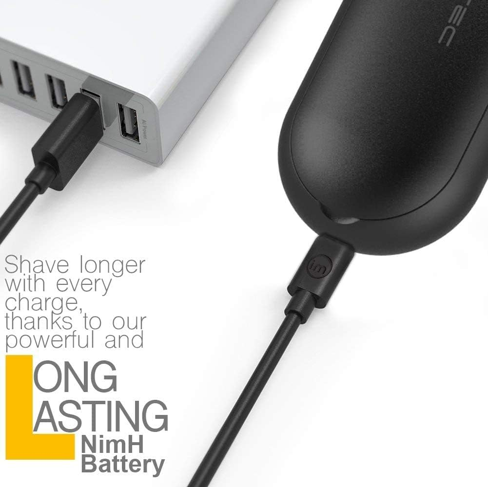 Magictec Rechargeable Fabric Shaver, Lint Remover Sweater Defuzzer Lints Fuzzs Pills Pilling Trimmer for Clothes and Furniture -Battery Operated Black image number 6