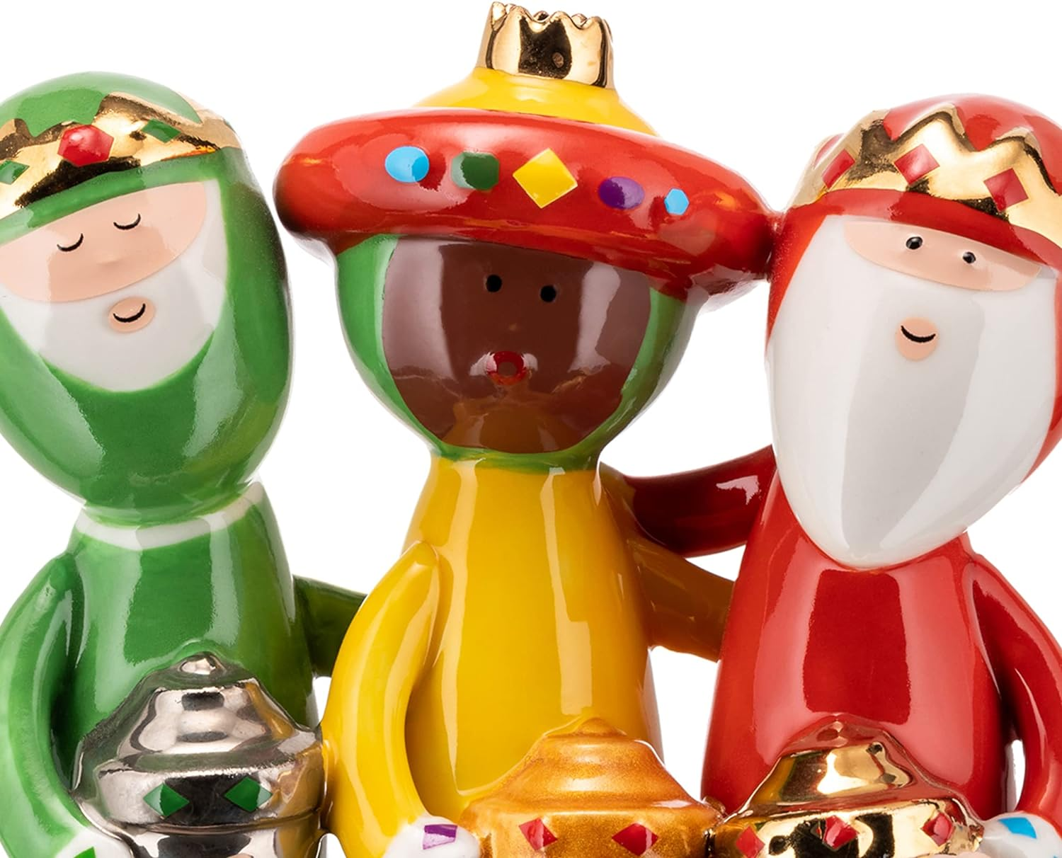 Alessi Uno, Due, TRE Re Magi Figurine, 10Cm/3.94", Multicolor image number 2