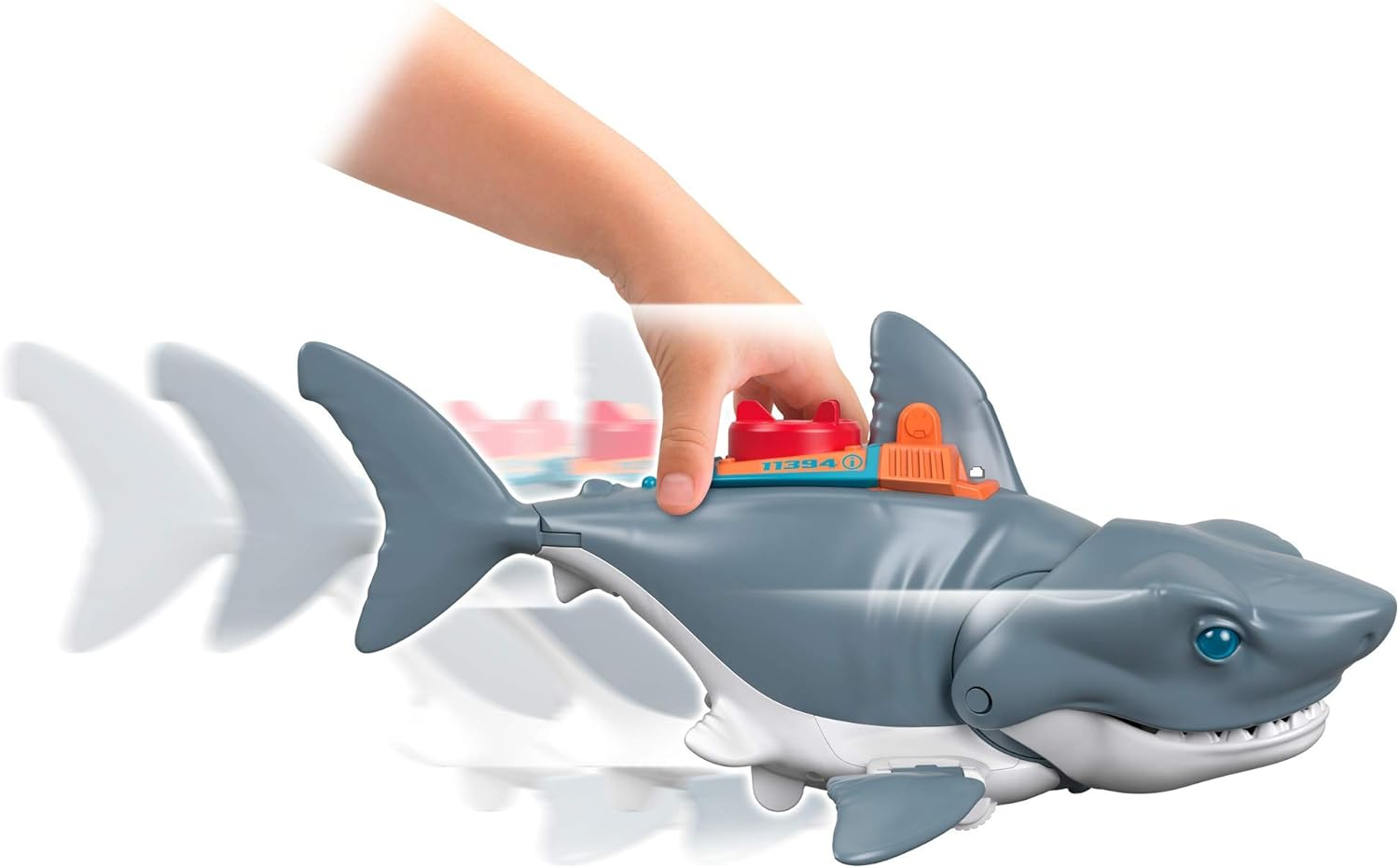 Fisher-Price Imaginext Mega Bite Shark, Multi Color, GKG77 image number 1