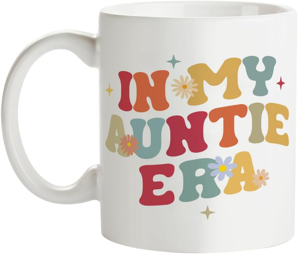 Fatbaby Auntie Coffee Mug Gifts for New Aunt,Pregnancy Announcement Gifts for First Time Aunt, Aunt to Be, Mother'S Day Birthday Christmas Gifts for Aunt 11OZ image number 3