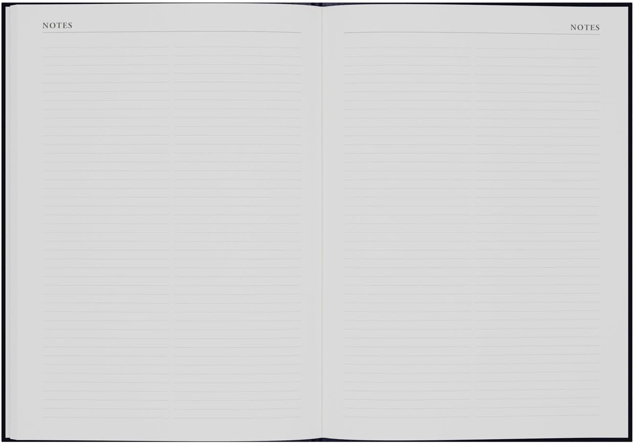 Collins - Essential 12 Month 2026 Diary/Planner, Week to View, A4 Hard Cover - Black